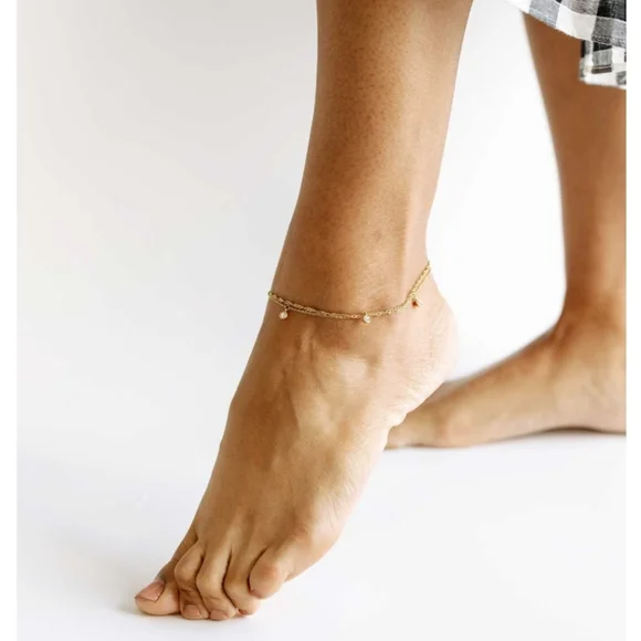 New Noonday Collection Dainty Drops Anklet - Picture 2 of 2